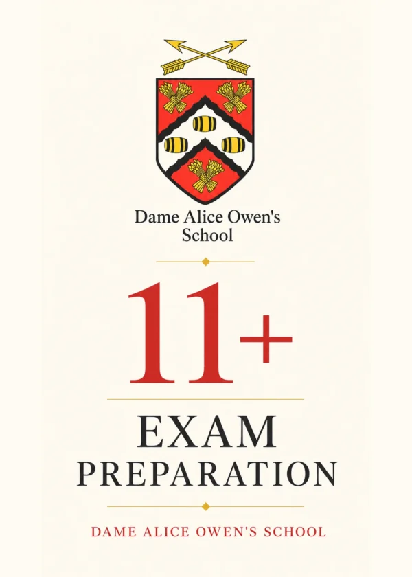 Dame Alice Owen School 11+ Exam Preparation (1) Dame Alice Owen School 11+ Exam Preparation